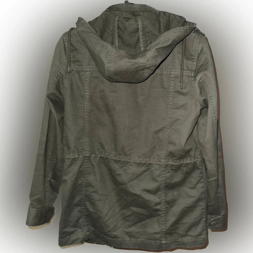 Forever 21 Olive Jacket Size S - Picture 4 of 14
